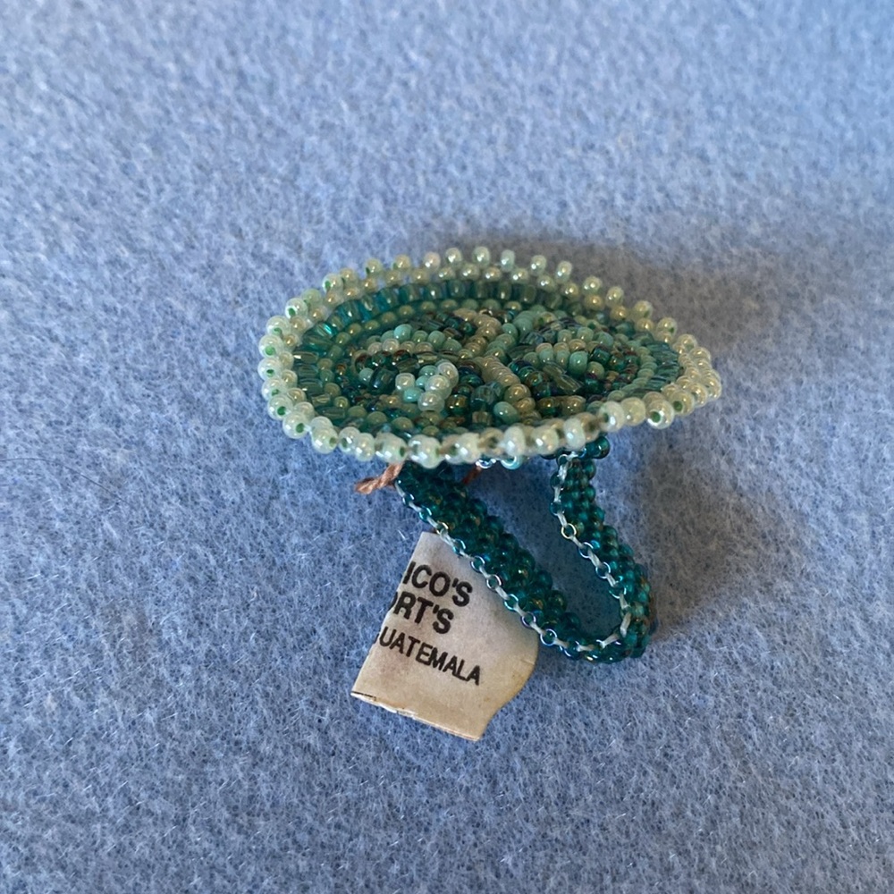 New handmade beaded ring - Picture 3 of 4